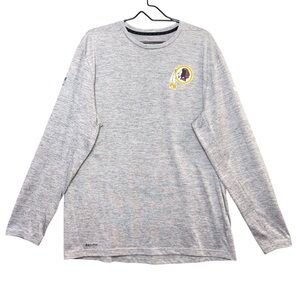 Nike Dri Fit NFL On Field Washington Redskins Long Sleeve Shirt Chief Logo Sz XL